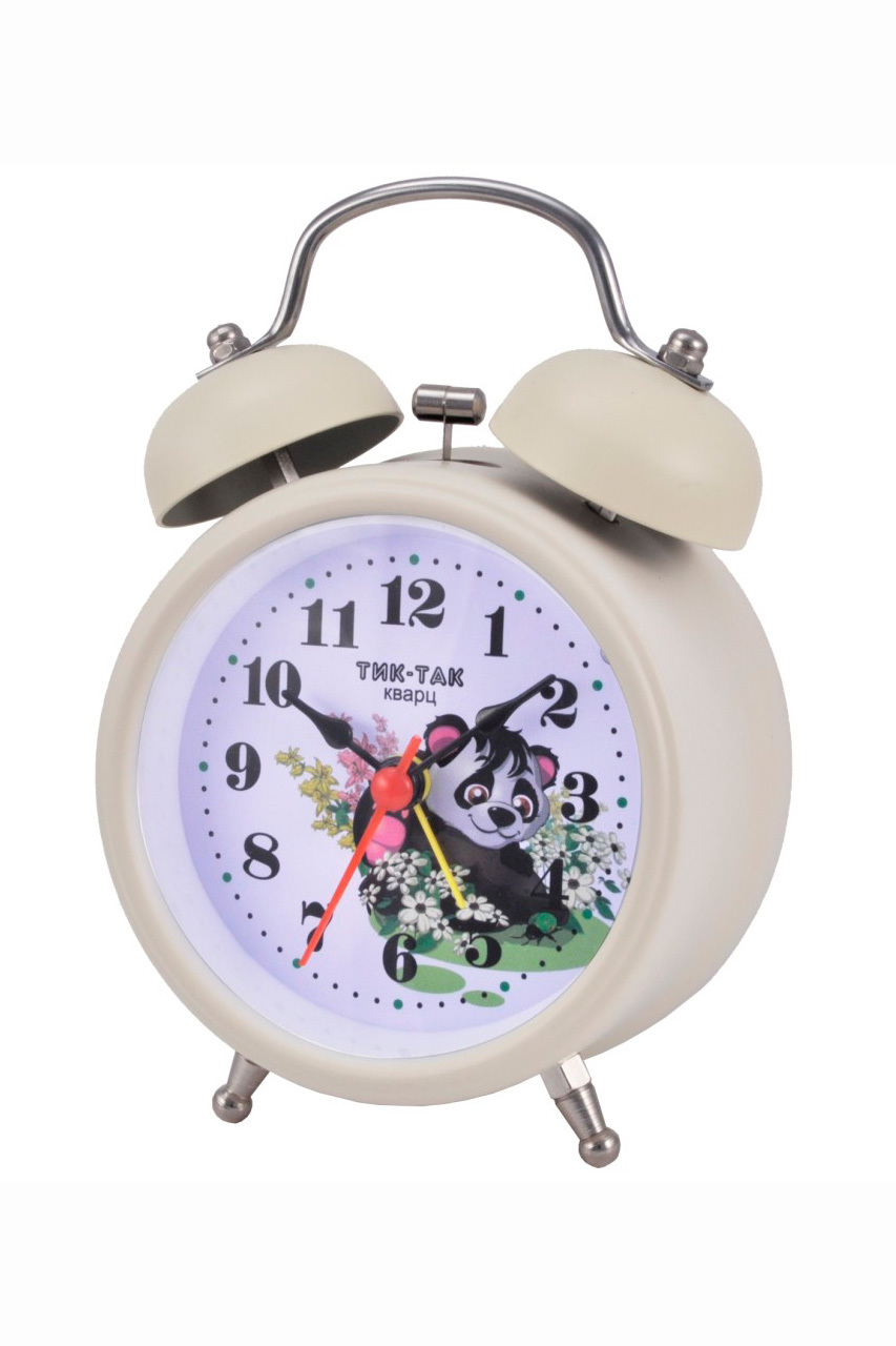 Будильники Тик-Так Б-832 бежевый
